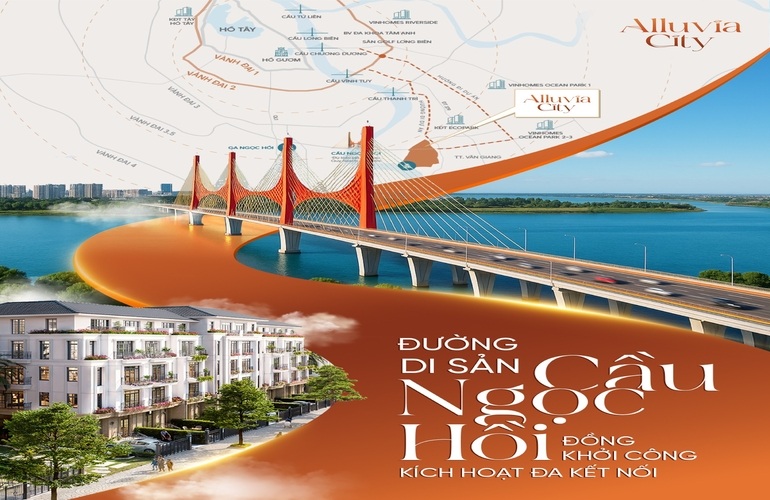 ĐƯỜNG DI SẢN, CẦU NGỌC HỒI ĐỒNG KHỞI CÔNG - KÍCH HOẠT ĐA KẾT NỐI